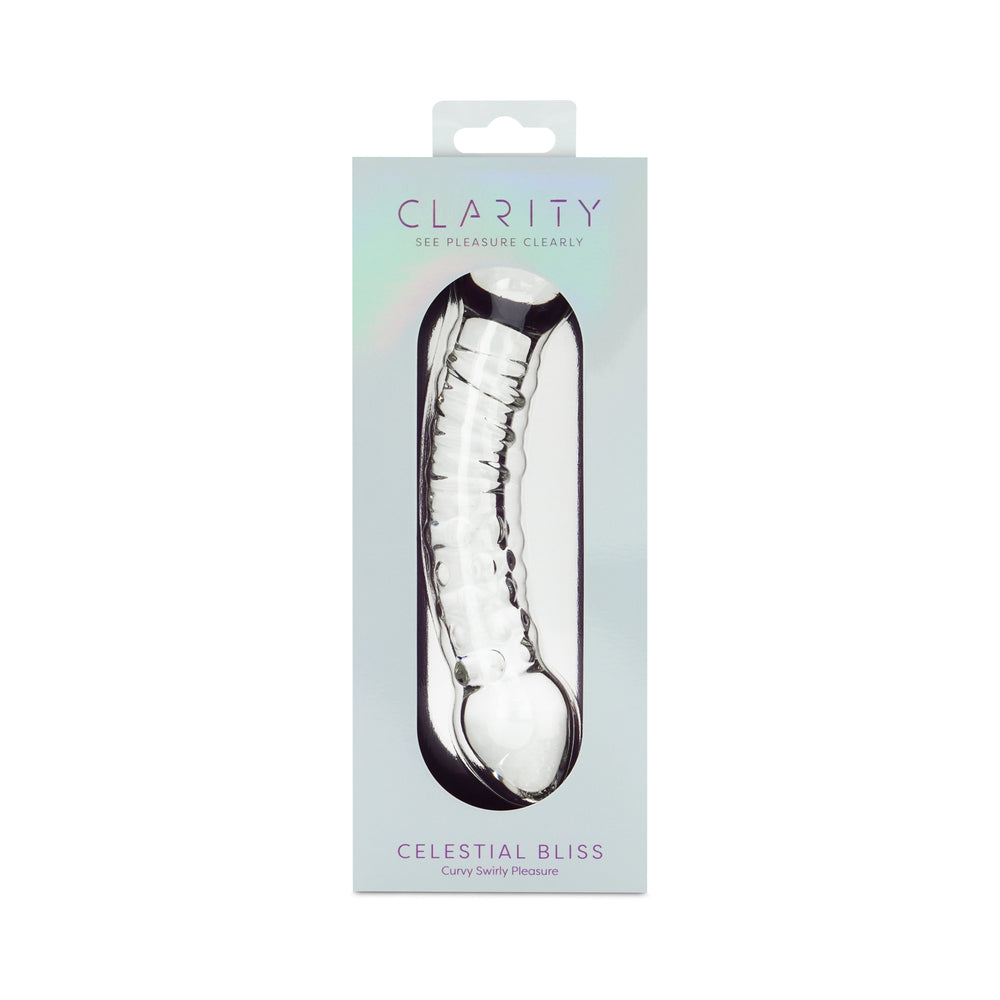 Clarity Celestial Bliss Double-Ended Glass Dildo